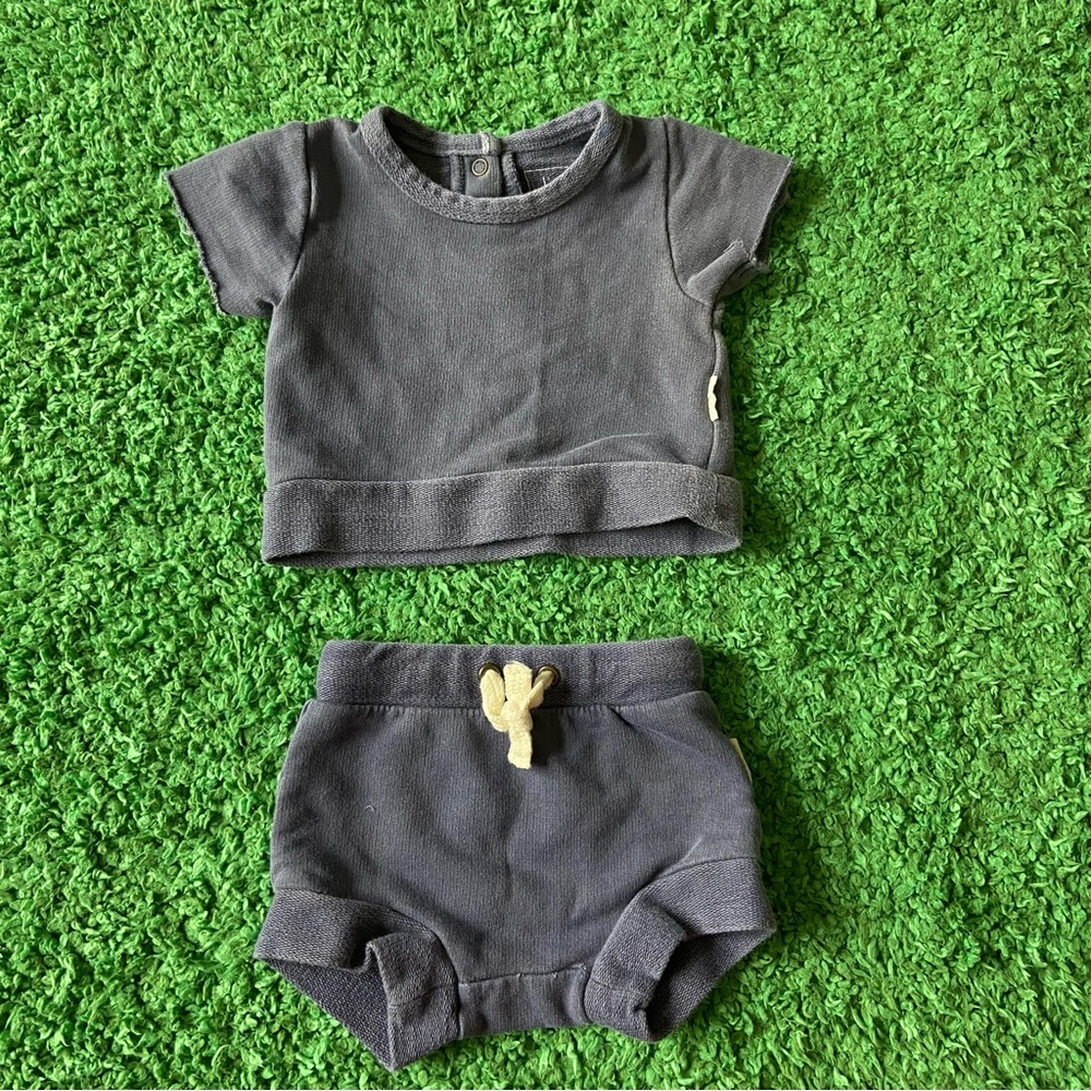 L'ovedbaby Indigo shortie Set